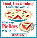 FabShop PieDays May 13-17