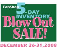 December BlowOut Sale