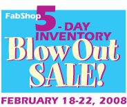 Blow Out Sales!