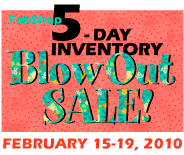 Blow Out Sales!