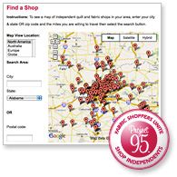 Find a Shop at Fabric Shopper Unite