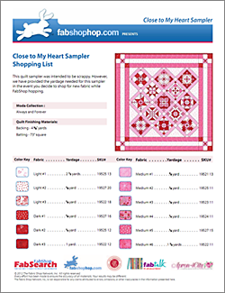 Member Area Shopping List