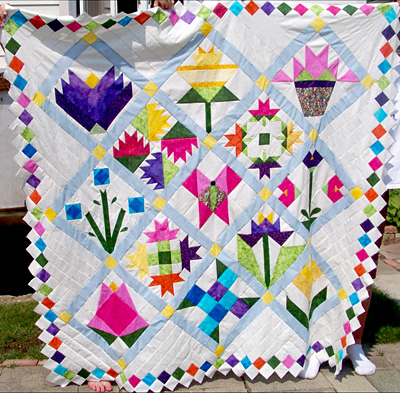 Spring Sampler Challenge Quilt