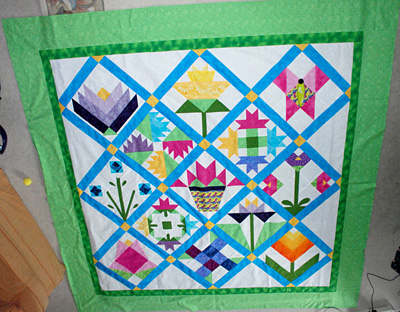 Spring Sampler Challenge Quilt