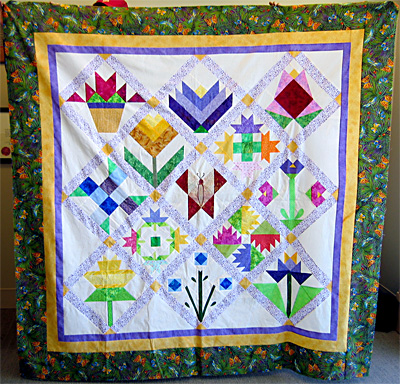 Spring Sampler Challenge Quilt