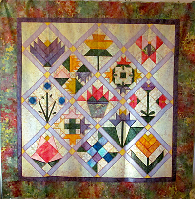 Spring Sampler Challenge Quilt