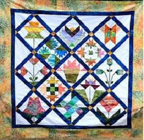 Spring Sampler Challenge Quilt