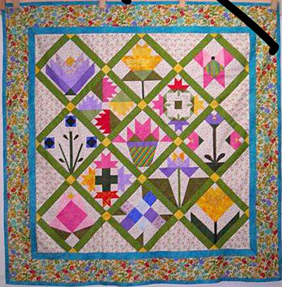 Spring Sampler Challenge Quilt