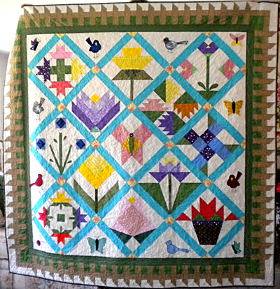 Spring Sampler Challenge Quilt