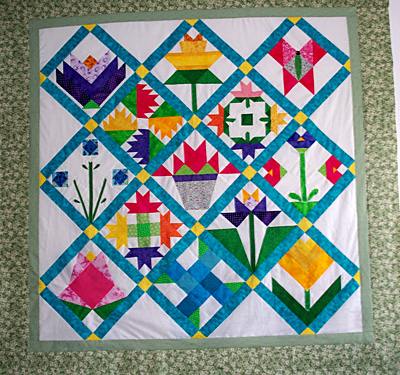 Spring Sampler Challenge Quilt