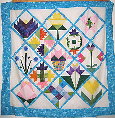 Spring Sampler Challenge Quilt