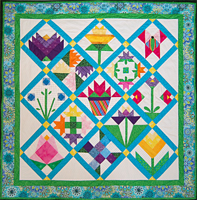 Spring Sampler Challenge Quilt