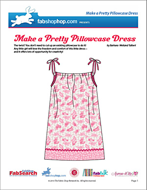 Free Front Or Back Tie Pillowcase Dress Pattern &amp; Tutorial