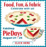 FabShop Pie Days January 23 & 24