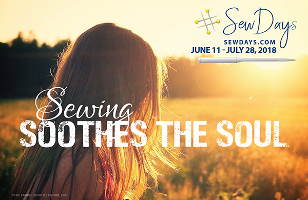 #Sew Days June 11-July 28, 2018