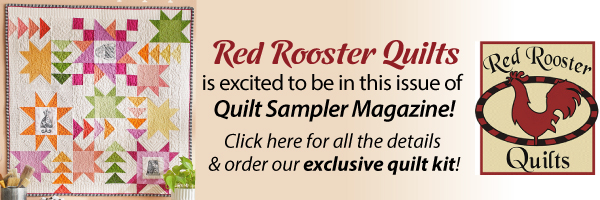 Red Rooster Fabircs Quilt Sampler Exclusive Quilt Kit