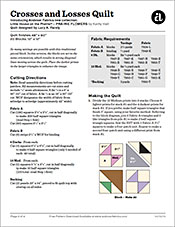 Crosses and Losses Quilt