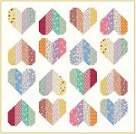 Aunt Grace Sew Charming Heart Quilt