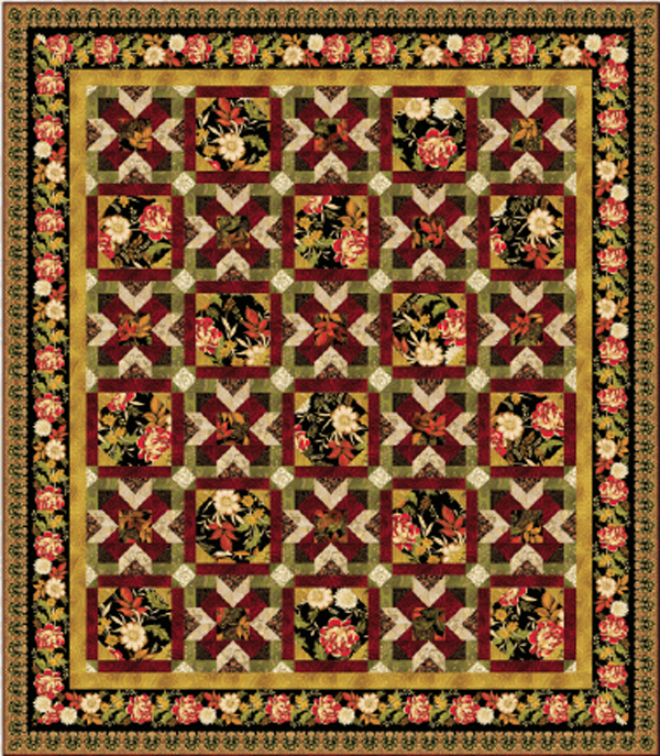 Floral Radiance Quilt