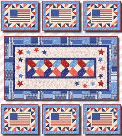 Let Freedom Ring Table Set